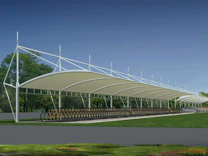 陜西西安膜結(jié)構(gòu)電動(dòng)車棚 工程設(shè)計(jì)、施工與造價(jià)全解析